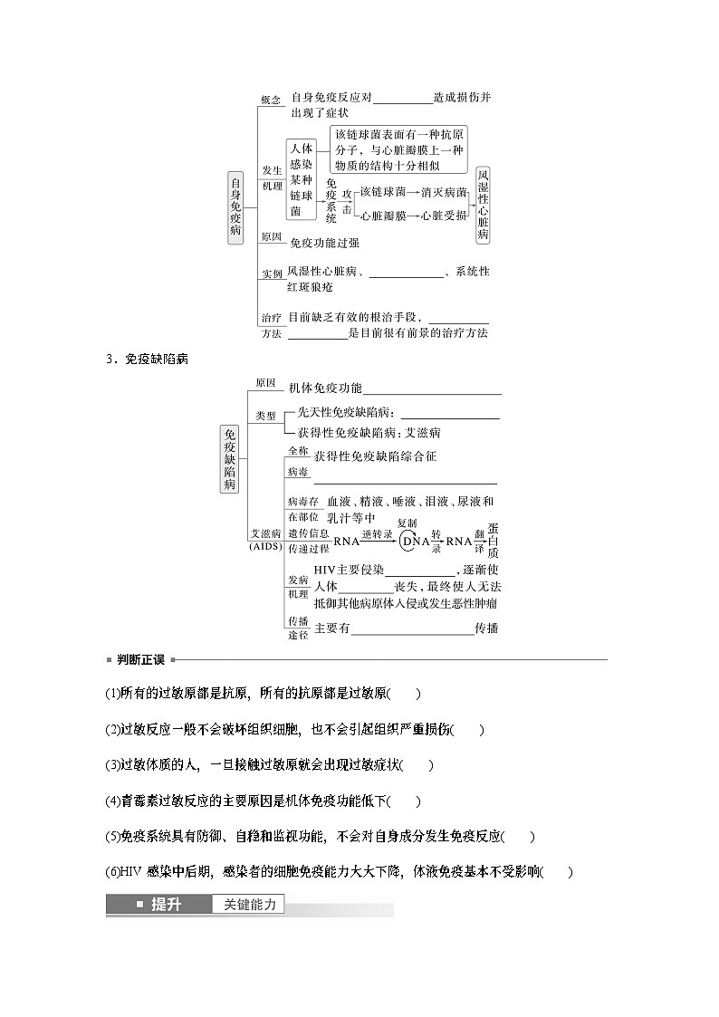 第八单元　第43课时　免疫失调及免疫学的应用-2025年高考生物大一轮复习课件02