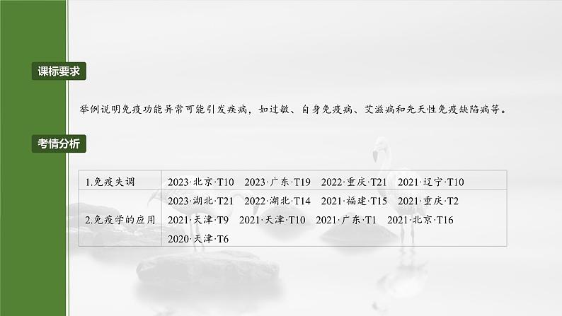 第八单元　第43课时　免疫失调及免疫学的应用-2025年高考生物大一轮复习课件02