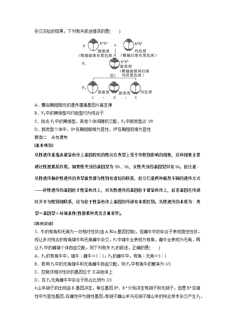 第五单元　专题突破5　基因分离定律拓展题型突破（学生版）第2页