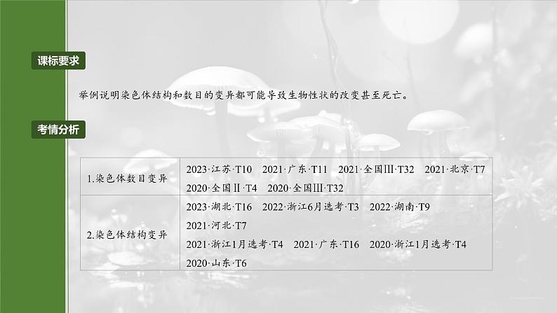 第七单元　第34课时　染色体变异-2025年高考生物大一轮复习课件02