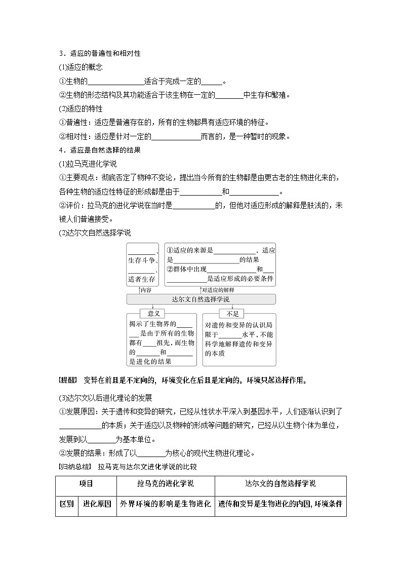 第七单元　第35课时　生物的进化-2025年高考生物大一轮复习课件03