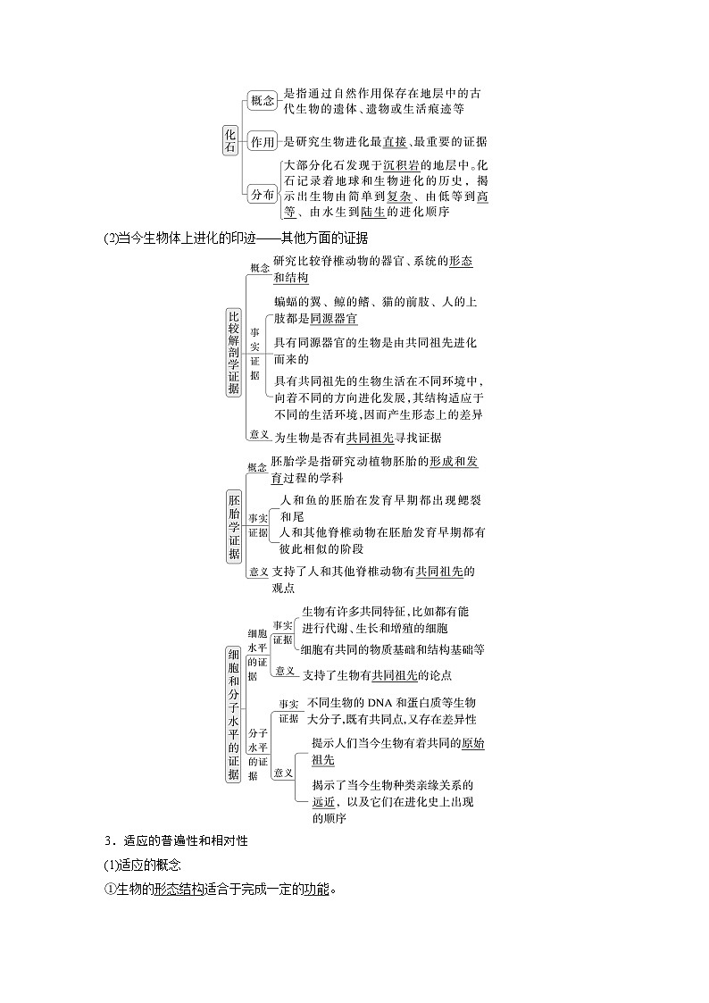 第七单元　第35课时　生物的进化-2025年高考生物大一轮复习课件02