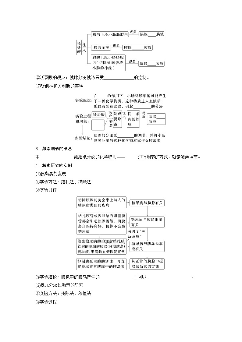 第八单元　第40课时　激素与内分泌调节及激素调节的过程-2025年高考生物大一轮复习课件02
