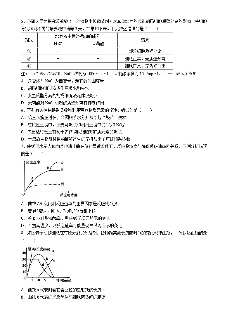 河南省新未来期末联考2023-2024学年高二下学期7月期末生物试题02