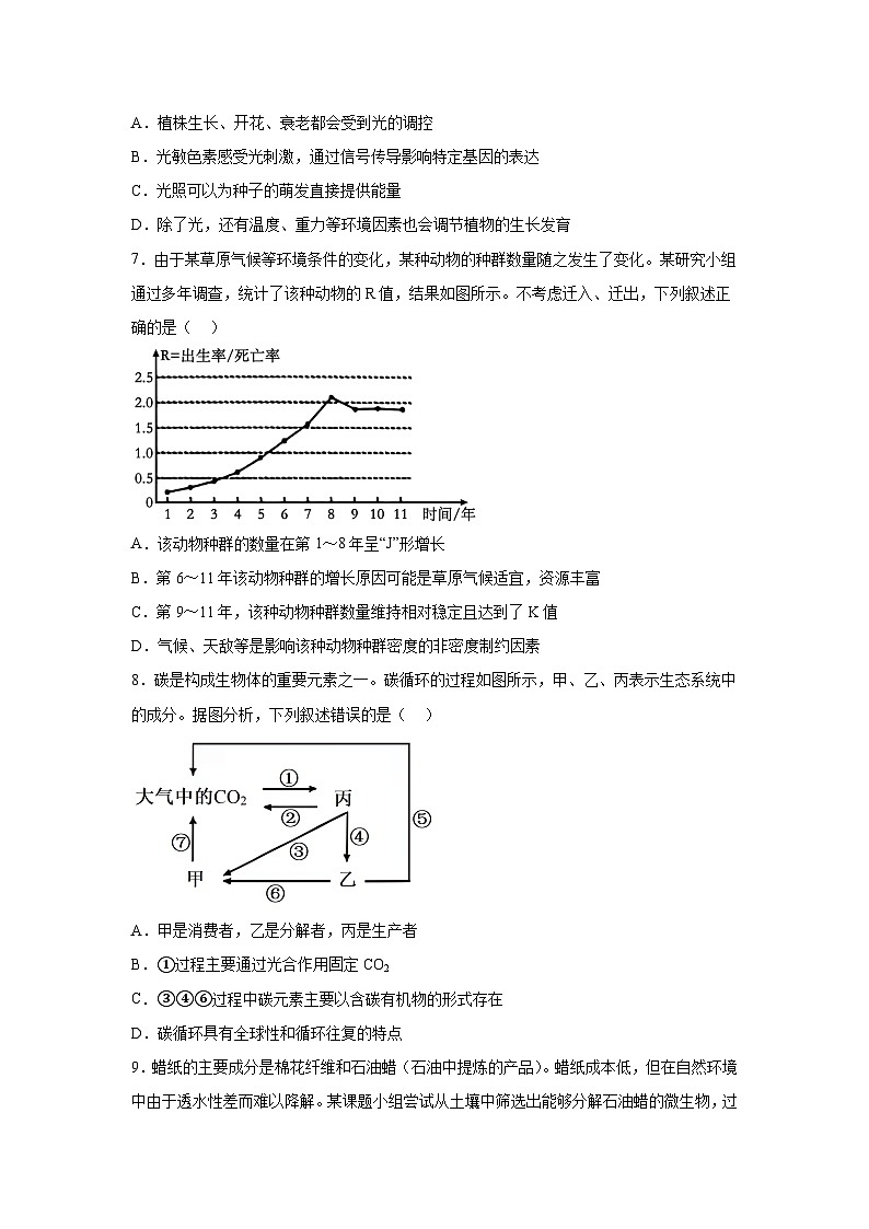 广西壮族自治区贵港市2023-2024学年高二下学期7月期末生物试题（解析版）03