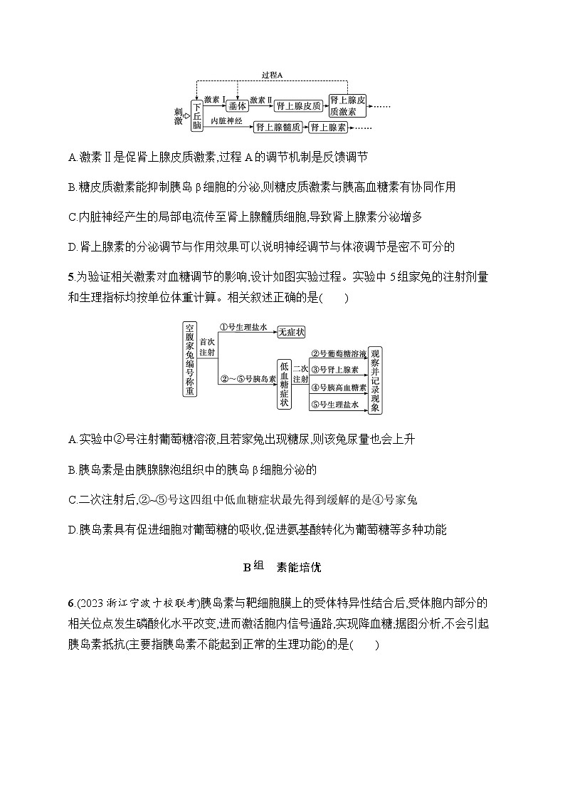 浙科版高考生物一轮复习作业39激素调节身体多种机能含答案第2页
