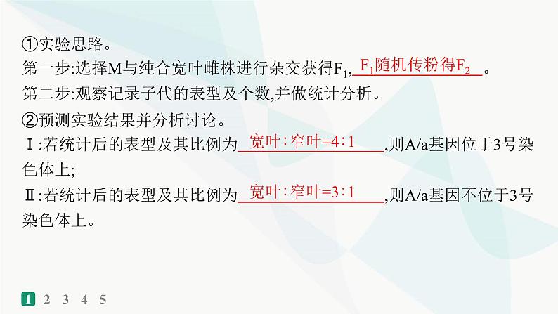 浙科版高考生物一轮复习热点练3孟德尔定律的综合应用课件第5页