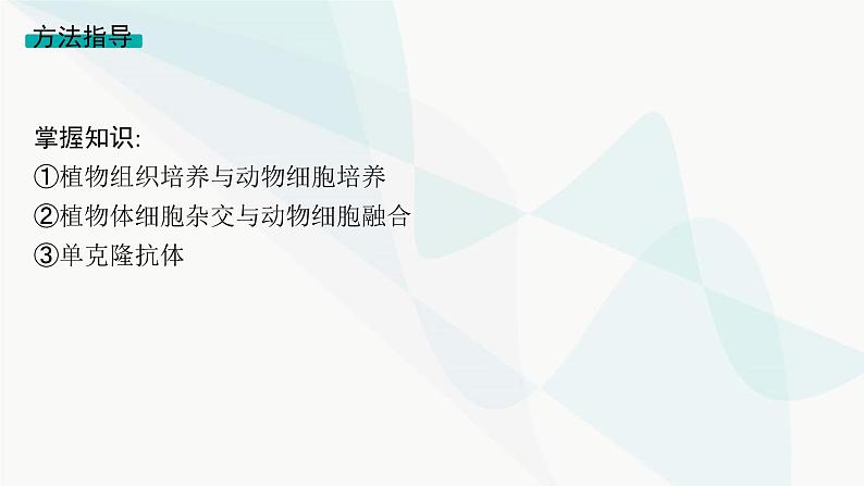 浙科版高考生物一轮复习命题热点突破8新情境下细胞工程的综合应用课件03