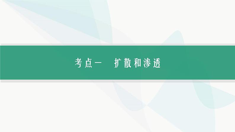 浙科版高考生物一轮复习第2单元细胞的代谢第6讲物质通过多种方式出入细胞课件03