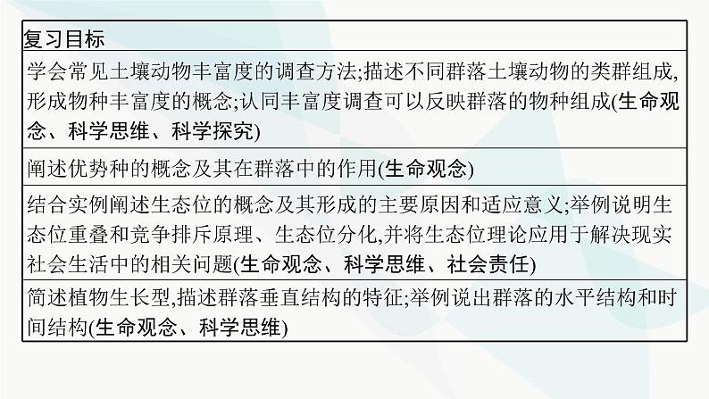 浙科版高考生物一轮复习第8单元生物与环境第27讲群落课件02