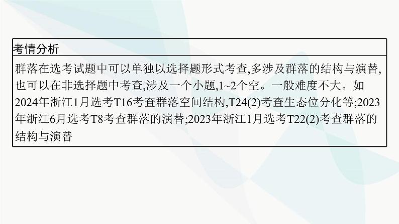 浙科版高考生物一轮复习第8单元生物与环境第27讲群落课件04