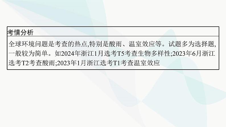 浙科版高考生物一轮复习第8单元生物与环境第29讲人类与环境课件03