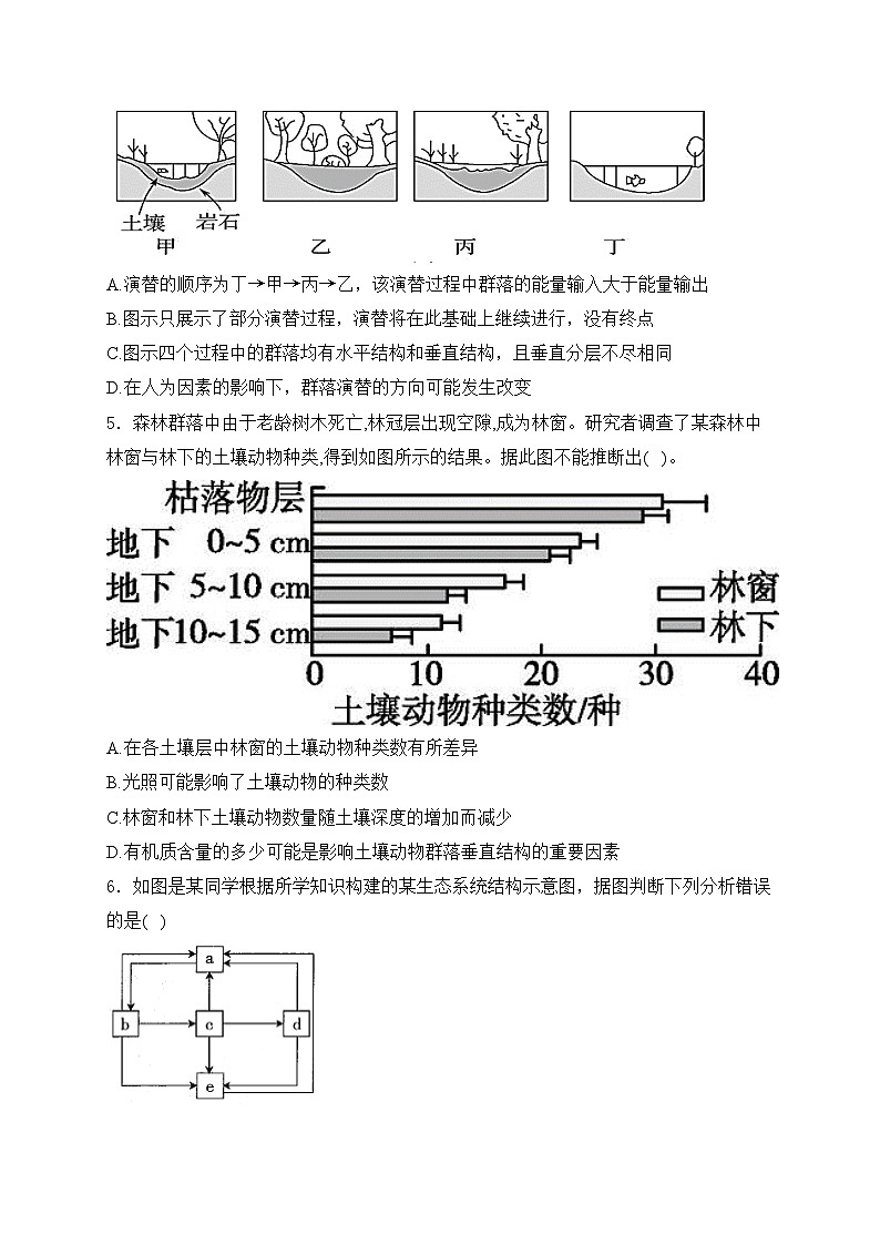 福建省晋江市五校联考2022-2023学年高二下学期期末考试生物试卷(含答案)02