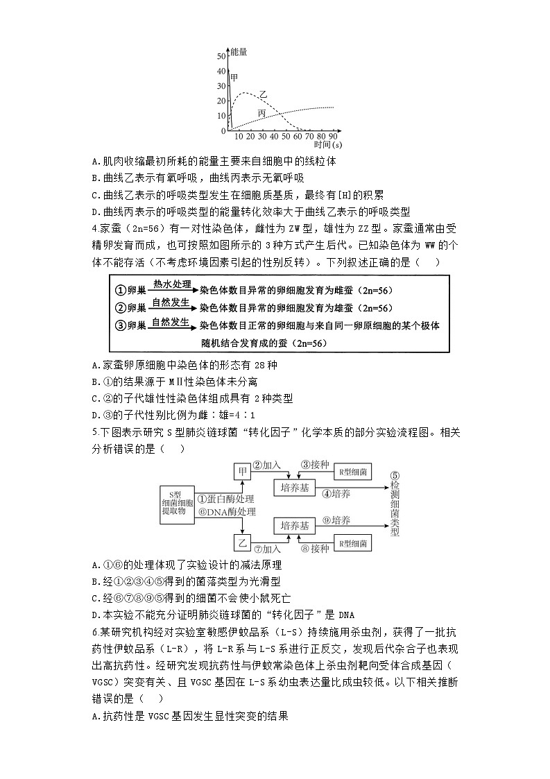 河南省鹤壁市高中2023-2024学年高二下学期期末考试生物试题02
