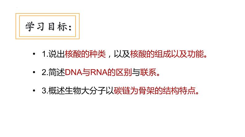 新人教版  高一 生物必修一  第二章 第五节  核酸是遗传信息的携带者  课件ppt02