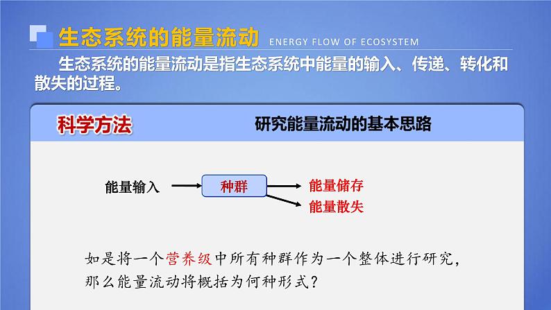 人教版2019高中生物选择性必修2课件3-2生态系统的能量流动(有限无水印版)第7页