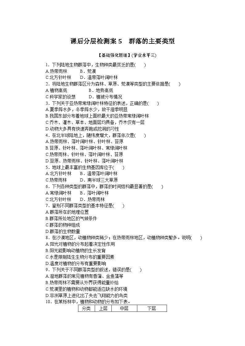 课后分层检测案5第1页