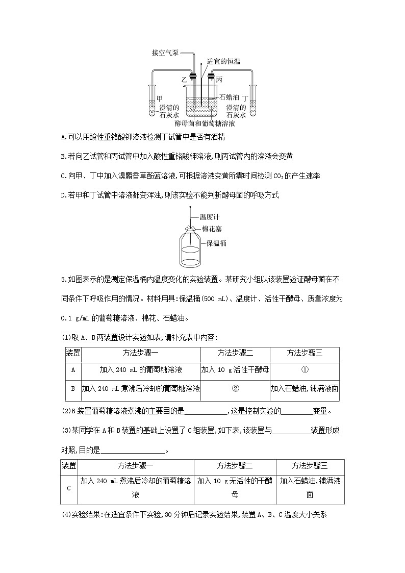 新人教版  高一 生物必修一  第五章 第三节  细胞呼吸的原理和应用   2个课时  课时练（含答案）02
