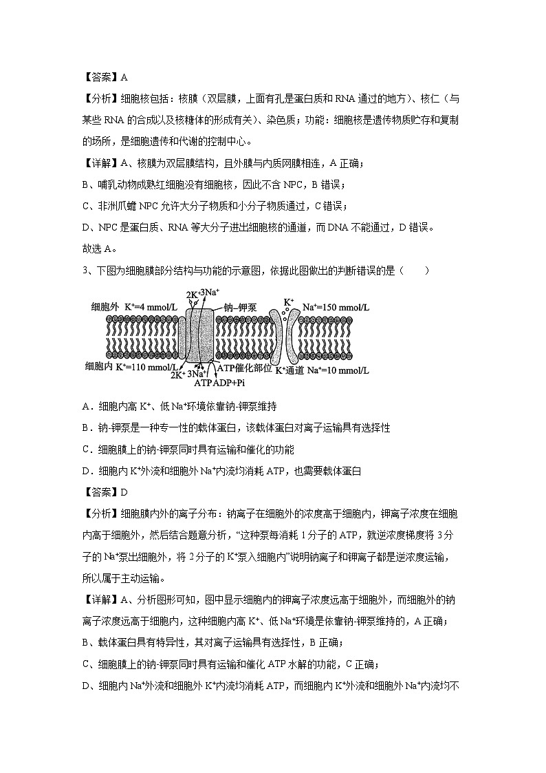 [生物]卷01-备战2024年高考生物临考压轴卷(海南卷)(解析版)02