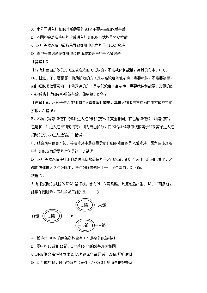 [生物][期末]广西壮族自治区贵港市2023-2024学年高二下学期7月期末试题(解析版)02