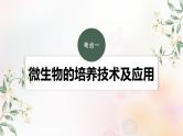 鲁湘辽新教材2024届高考生物一轮复习第十单元生物技术与工程第2课时微生物的培养技术及应用课件