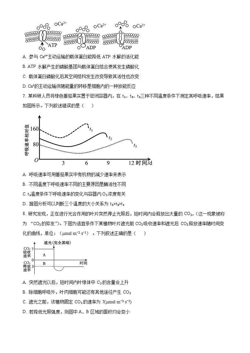 2024成都高二下学期7月期末考试生物含解析03