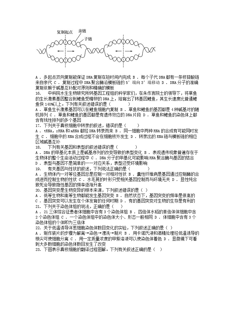 [生物]四川省成都市成飞名校2023-2024学年高一下学期5月月考生物试题第3页