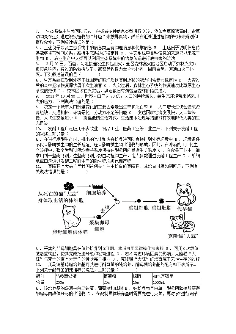 [生物]广西壮族自治区河池市十校联盟体2023-2024学年高二下学期5月月考生物试题02