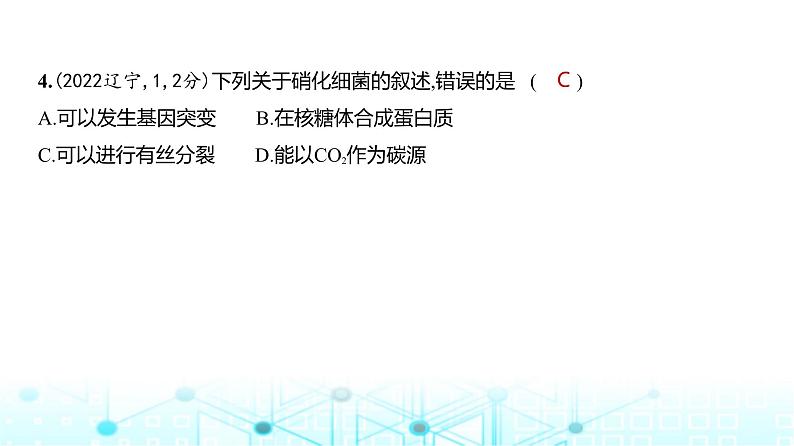 新高考生物总复习专题2细胞的结构与功能练习课件05