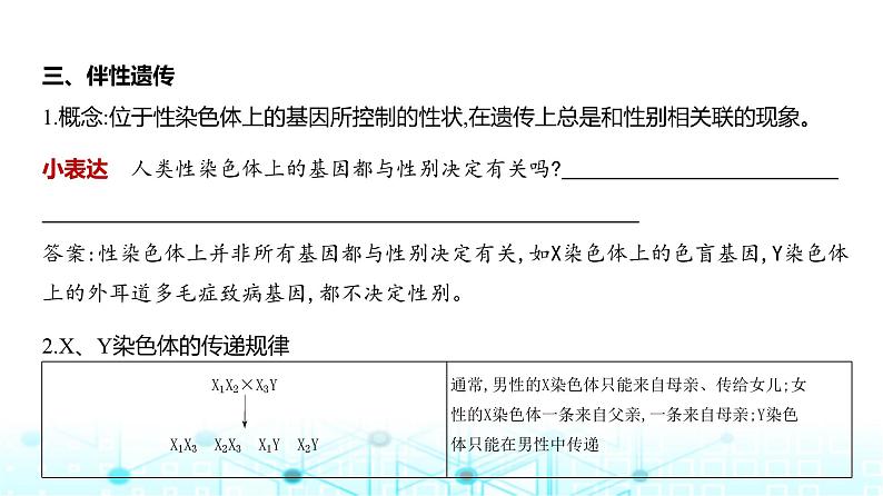 新高考生物总复习专题9伴性遗传与人类遗传病教学课件第8页