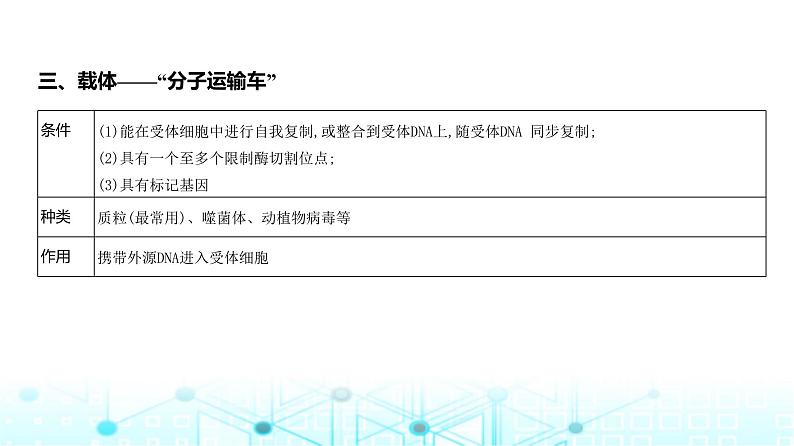 新高考生物总复习专题22基因工程教学课件05