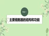 2024届高考生物一轮复习第二单元细胞的结构和生命活动第3课时结构与功能独特的细胞器课件（苏教版）