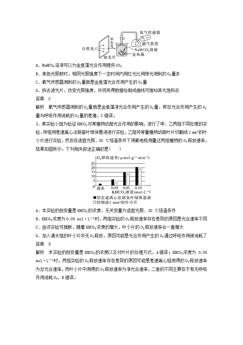 2024届高考生物一轮复习教案第三单元细胞的能量供应和利用第6课时影响光合作用和细胞呼吸的环境因素（苏教版）第2页