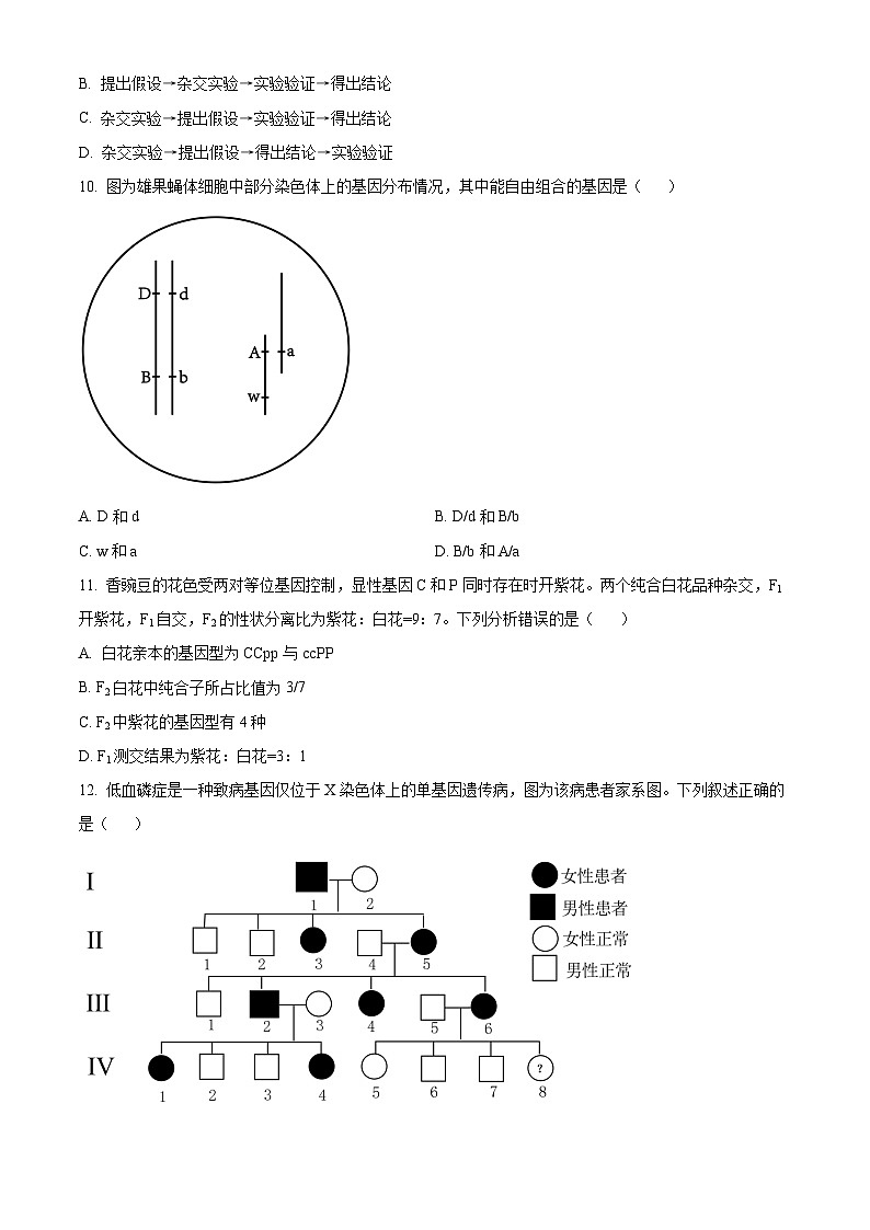 2024深圳高一下学期7月期末考试生物含解析03