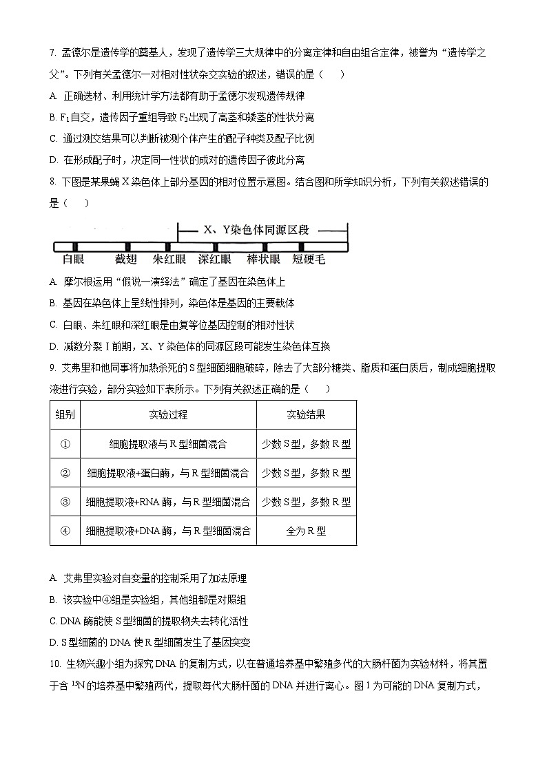 海南省部分学校2023-2024学年高一下学期7月期末考试生物试题（Word版附解析）第3页