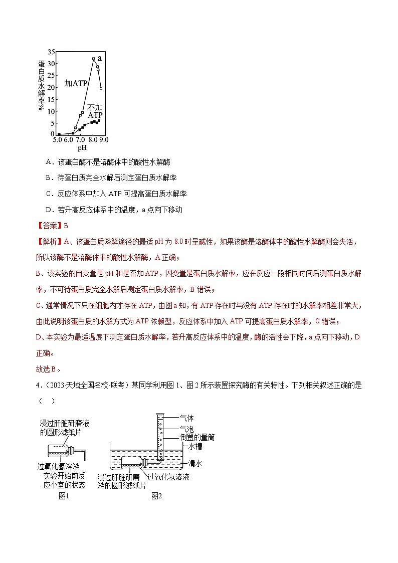 专题02 细胞的能量利用与供应（分层练）（解析版）第3页