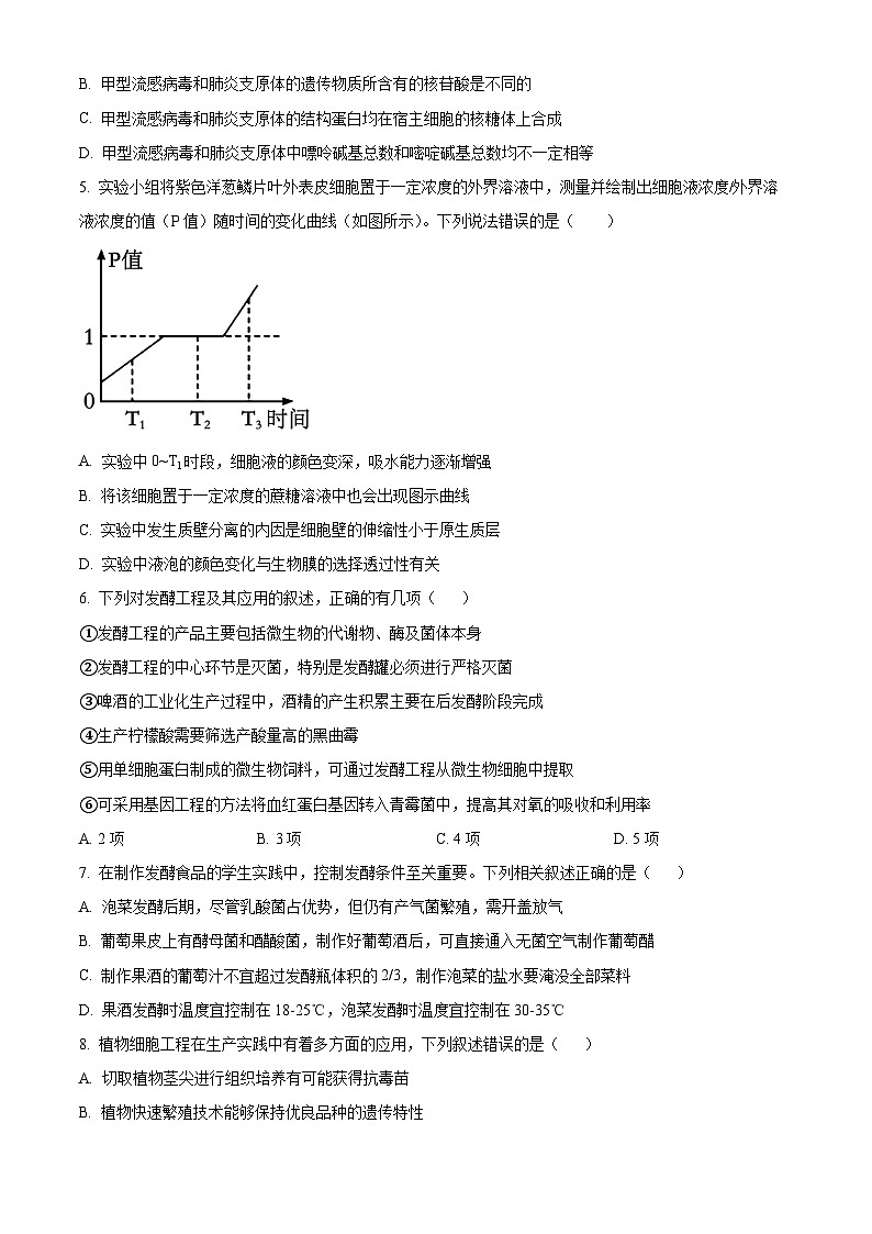 2024“BEST合作体”高二下学期7月期末考试生物含解析第2页