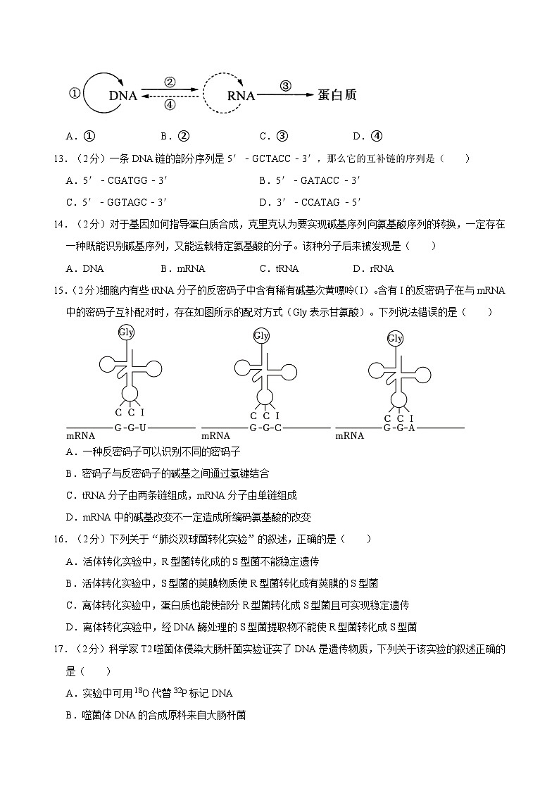 天津市滨海新区2023-2024学年高二年级下学期期末检测生物试题（含答案）03