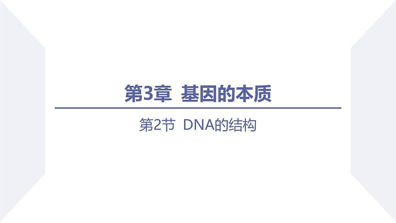 高中生物人教版2019必修2遗传与进化3-2DNA的结构精品课件2第1页