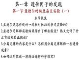 高中生物人教版2019必修2遗传与进化1-1孟德尔的豌豆杂交实验（一） 课件1