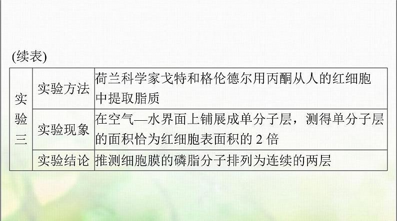 高考生物一轮复习必修1第3章第1、3节细胞膜的结构和功能、细胞核的结构和功能课件08