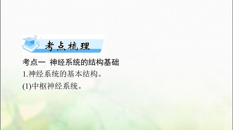 高考生物一轮复习选择性必修1第2章第1、2节神经调节的结构基础、神经调节的基本方式课件04