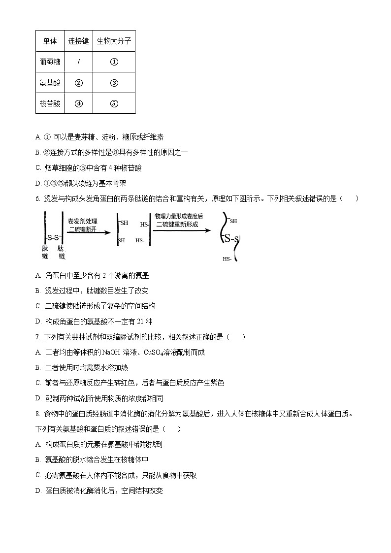 2024郑州高二下学期6月期末考试生物含解析02