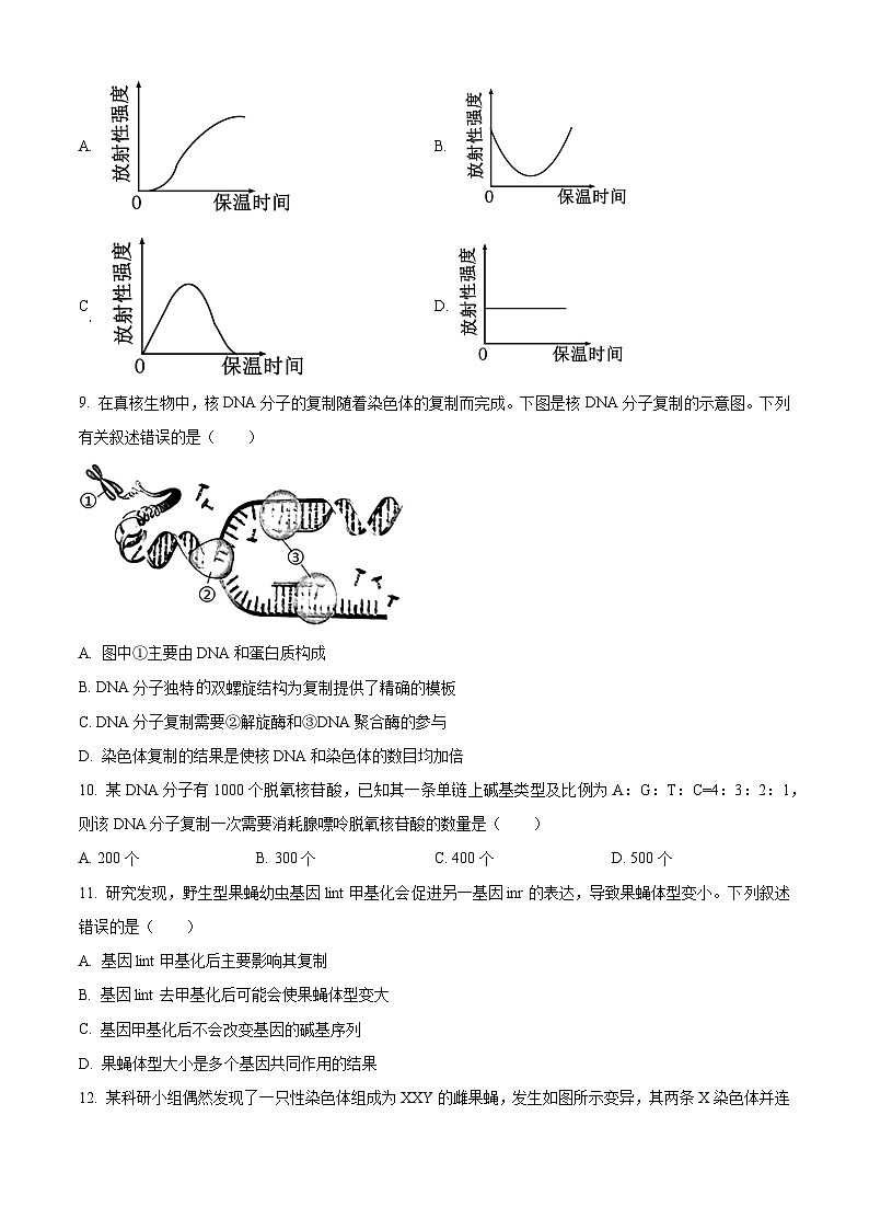 吉林省通化市靖宇中学、东辽一中等校2023-2024学年高一下学期7月期末考试生物试卷（Word版附解析）03