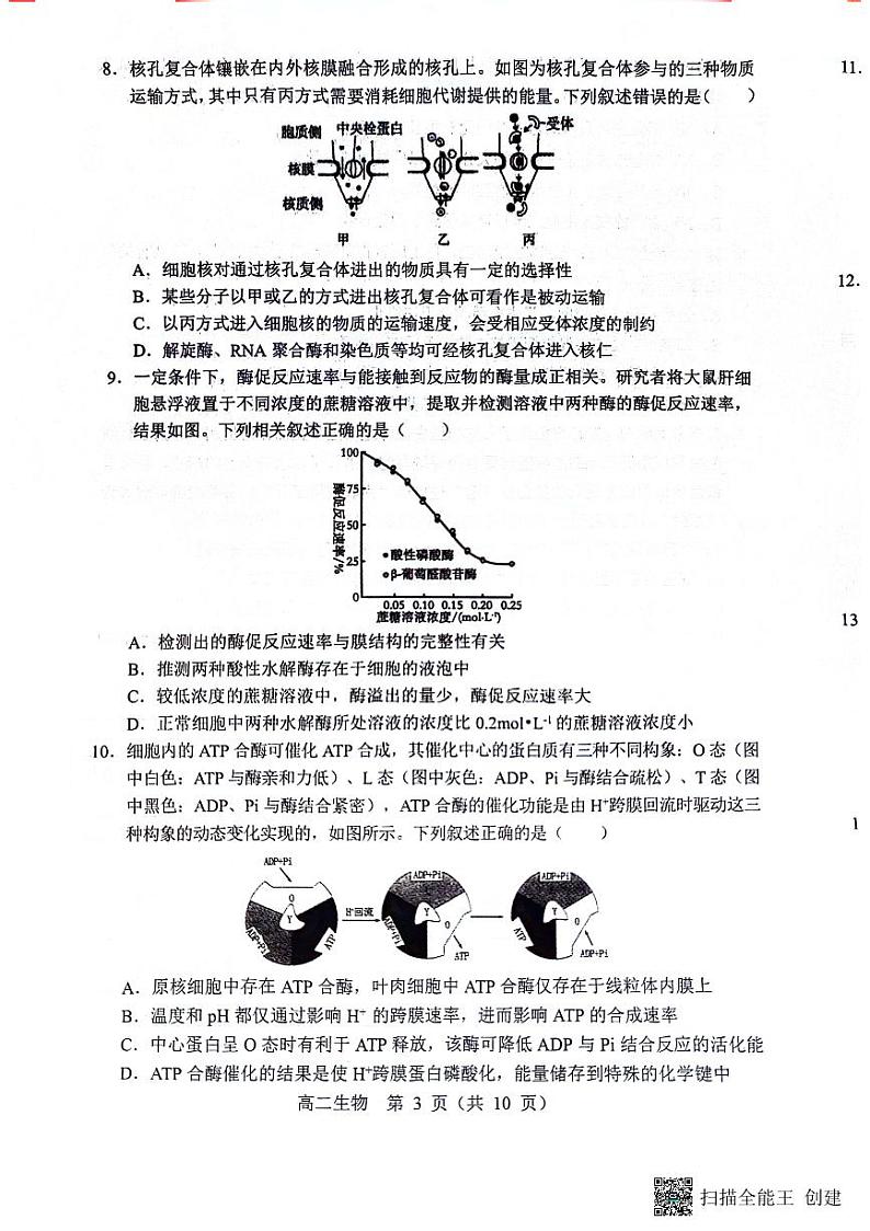 辽宁省重点高中沈阳市郊联体2023-2024学年高二下学期7月期末考试生物试卷（PDF版附答案）03