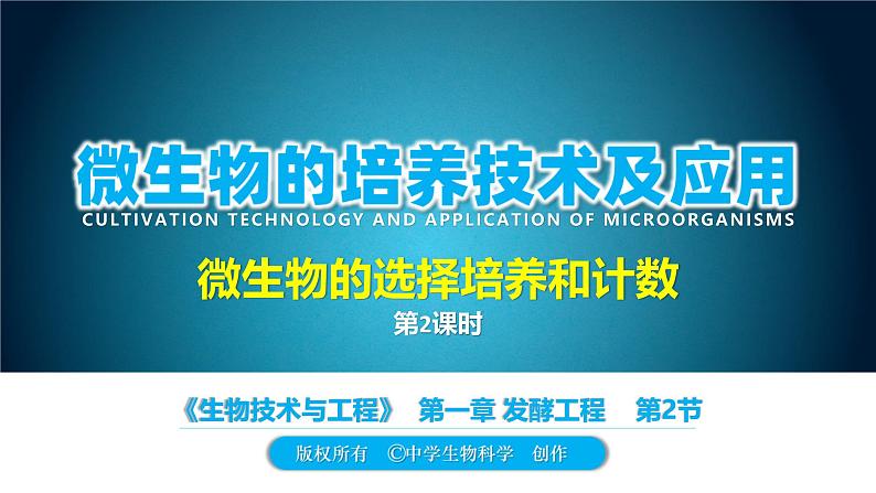人教版2019高中生物选择性必修3课件1-2微生物的培养技术及应用第2课时(有限无水印版)02