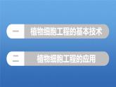 人教版2019高中生物选择性必修3课件2-1植物细胞工程第2课时(有限无水印版)