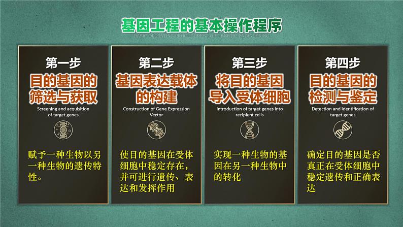 人教版2019高中生物选择性必修3课件3-2基因工程的基本操作程序第1课时(有限无水印版)第4页