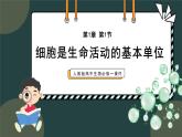 1.1细胞是生命活动的基本单位课件-2024-2025学年高一上学期生物人教版（2019）必修1