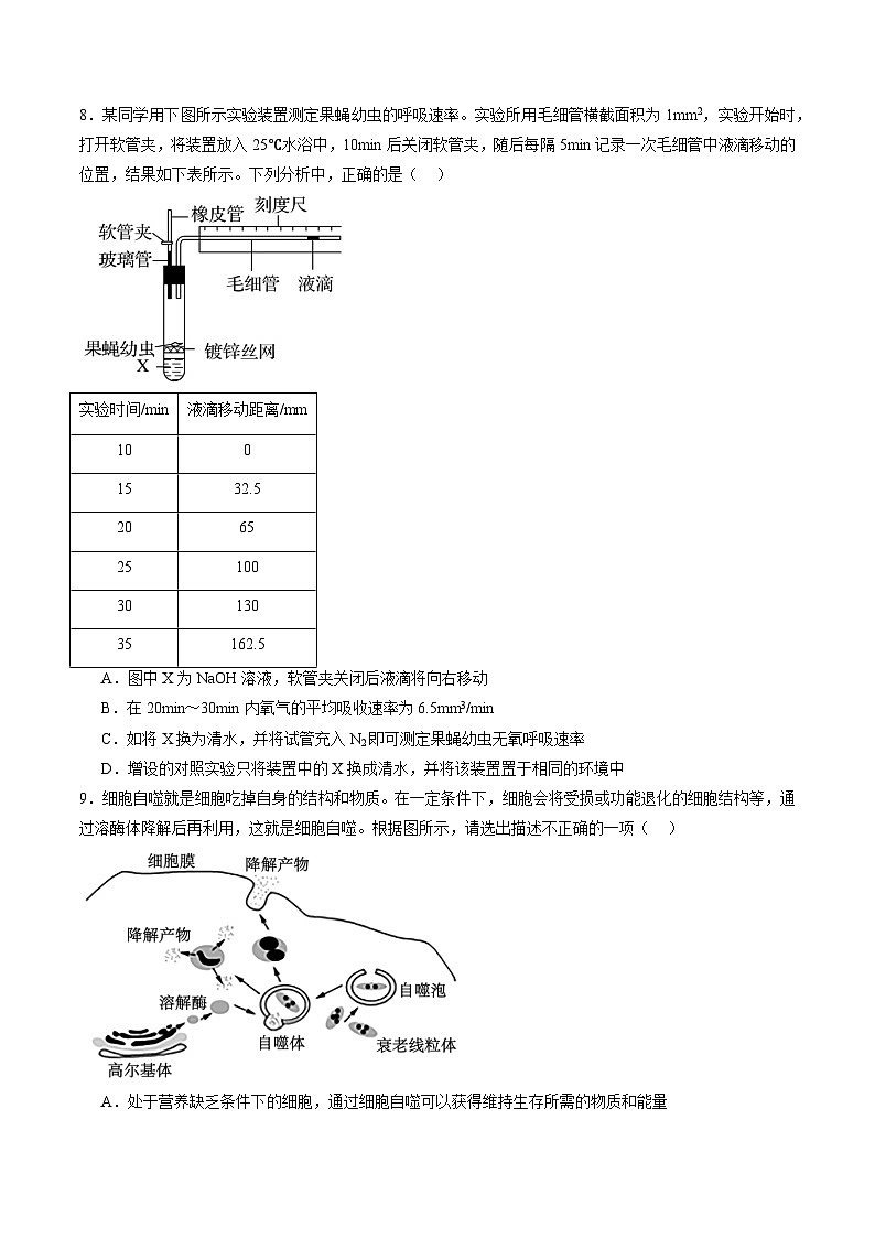 高二生物（山东专用）（原卷版）第3页